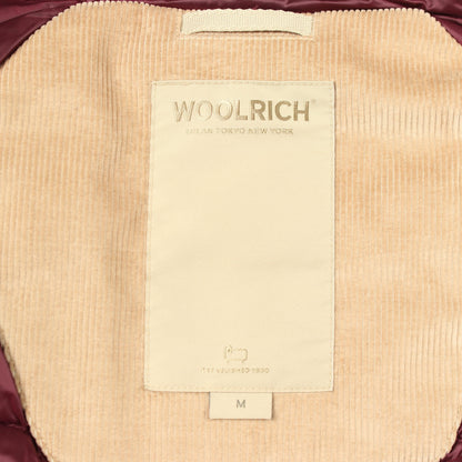 コーデュロイ フード付き ダウンジャケット コットン ベージュ ウールリッチ アウター WOOLRICH