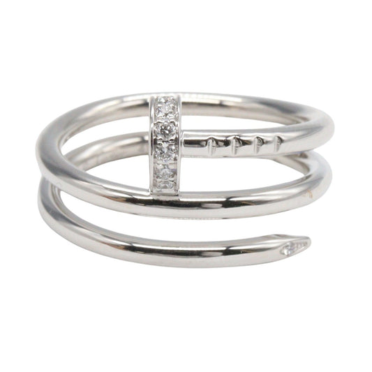 ジュストアンクルダイヤリング リング 指輪 K18WG ダイヤモンド ホワイトゴールド クリア カルティエ アクセサリー Cartier