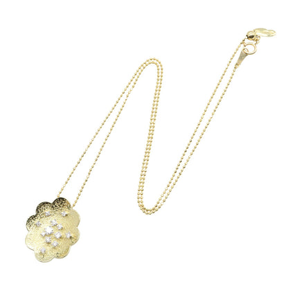 フラワー ダイヤネックレス ネックレス K18YG ダイヤモンド イエローゴールド クリア タサキ アクセサリー TASAKI