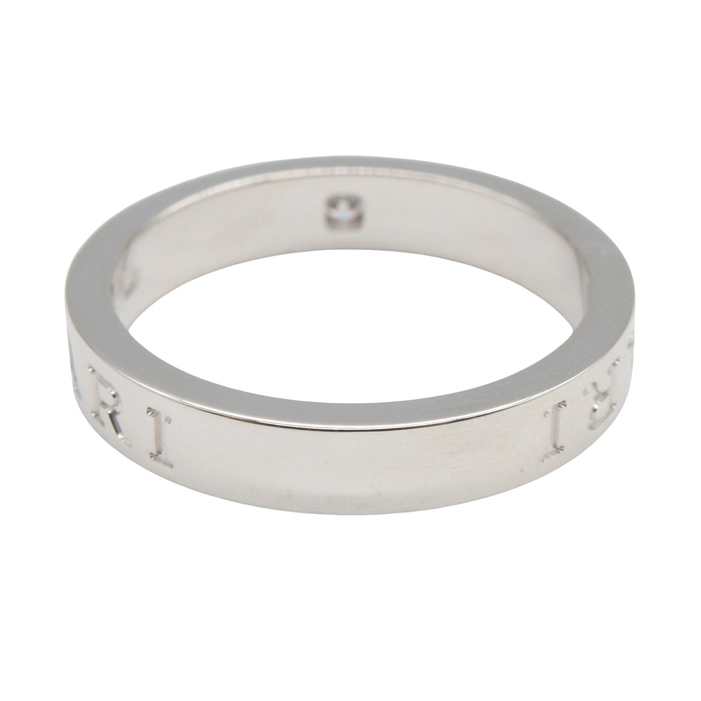 B-zero1 ビーゼロワン リング 1PD リング 指輪 K18WG ダイヤモンド ホワイトゴールド クリア ブルガリ アクセサリー BVLGARI
