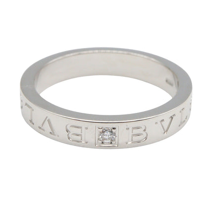 B-zero1 ビーゼロワン リング 1PD リング 指輪 K18WG ダイヤモンド ホワイトゴールド クリア ブルガリ アクセサリー BVLGARI