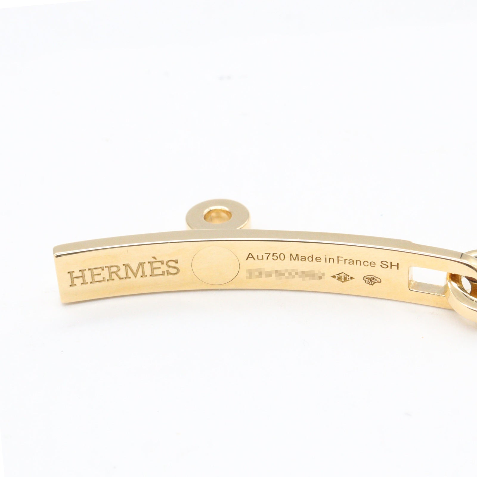 ケリーシェーヌPM 6Pダイヤ ブレスレット ブレスレット K18YG ダイヤモンド イエローゴールド クリア エルメス アクセサリー HERMES