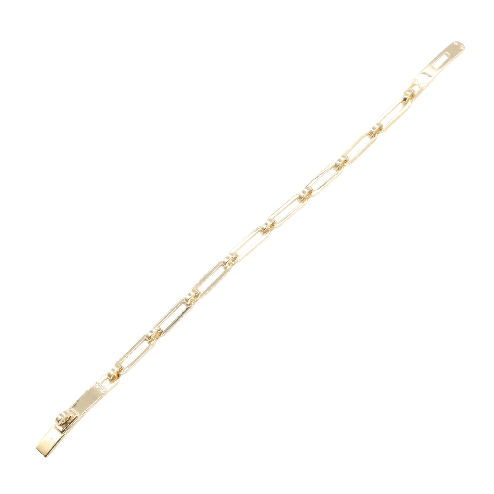 ケリーシェーヌPM 6Pダイヤ ブレスレット ブレスレット K18YG ダイヤモンド イエローゴールド クリア エルメス アクセサリー HERMES