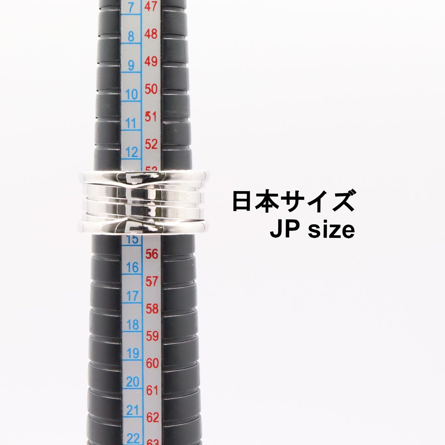 B-zero1 ビーゼロワン リング 4バンド リング 指輪 K18WG ホワイトゴールド ブルガリ アクセサリー BVLGARI