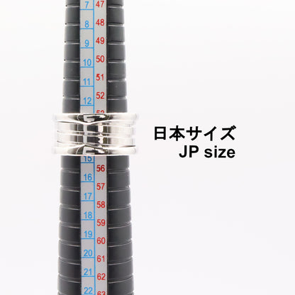 B-zero1 ビーゼロワン リング 4バンド リング 指輪 K18WG ホワイトゴールド ブルガリ アクセサリー BVLGARI