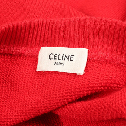 トリオンフ クルーネック スウェットシャツ コットン レッド セリーヌ トップス CELINE