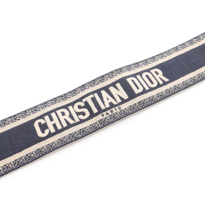 エンブロイダリー ベルト キャンバス レザー ネイビー クリスチャンディオール 財布・小物 Christian Dior