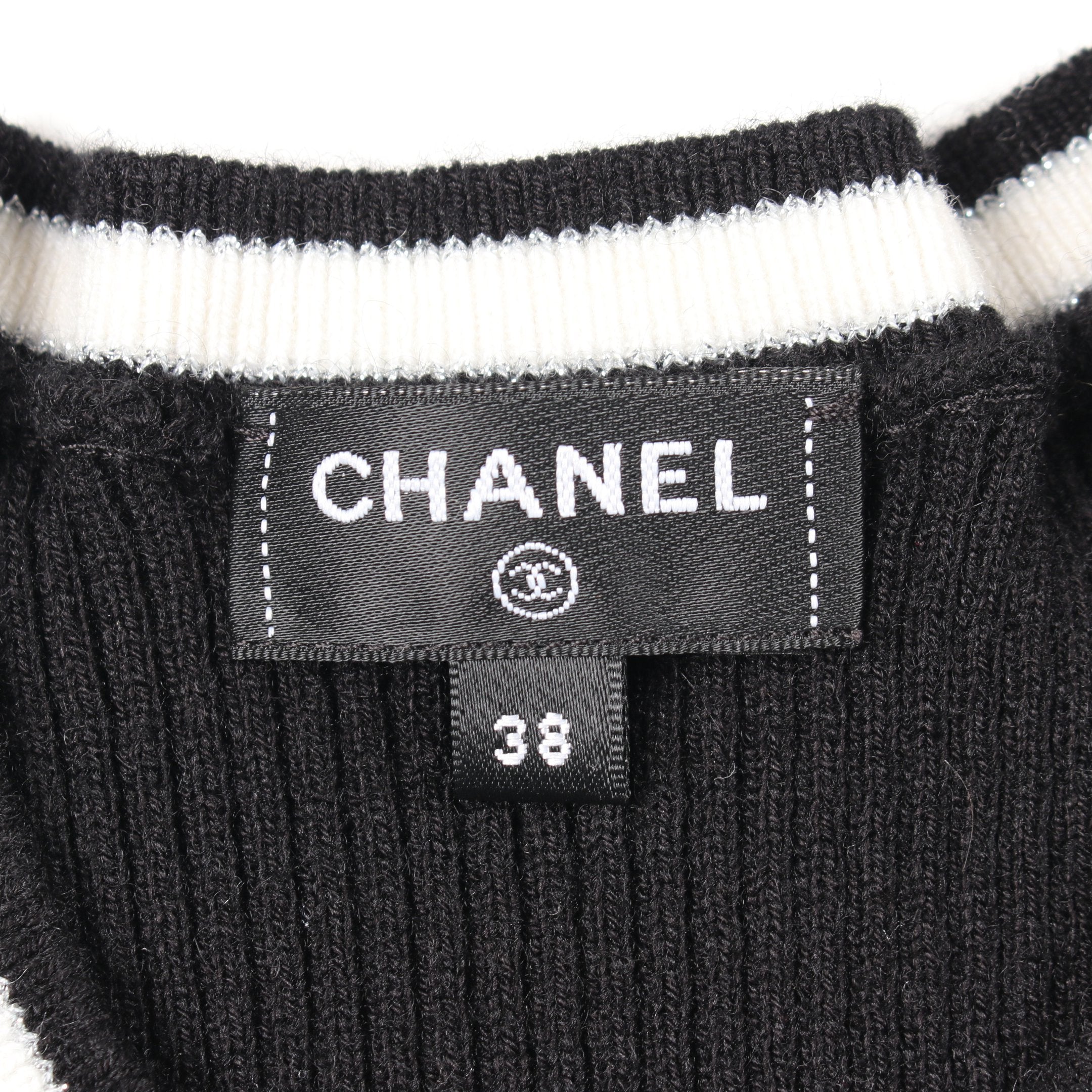 CHANEL P53630 コットン ショートスリーブ ニット CHANEL - シャネル 新品同様 国内正規 25SS P78616K11464 ココビーチ