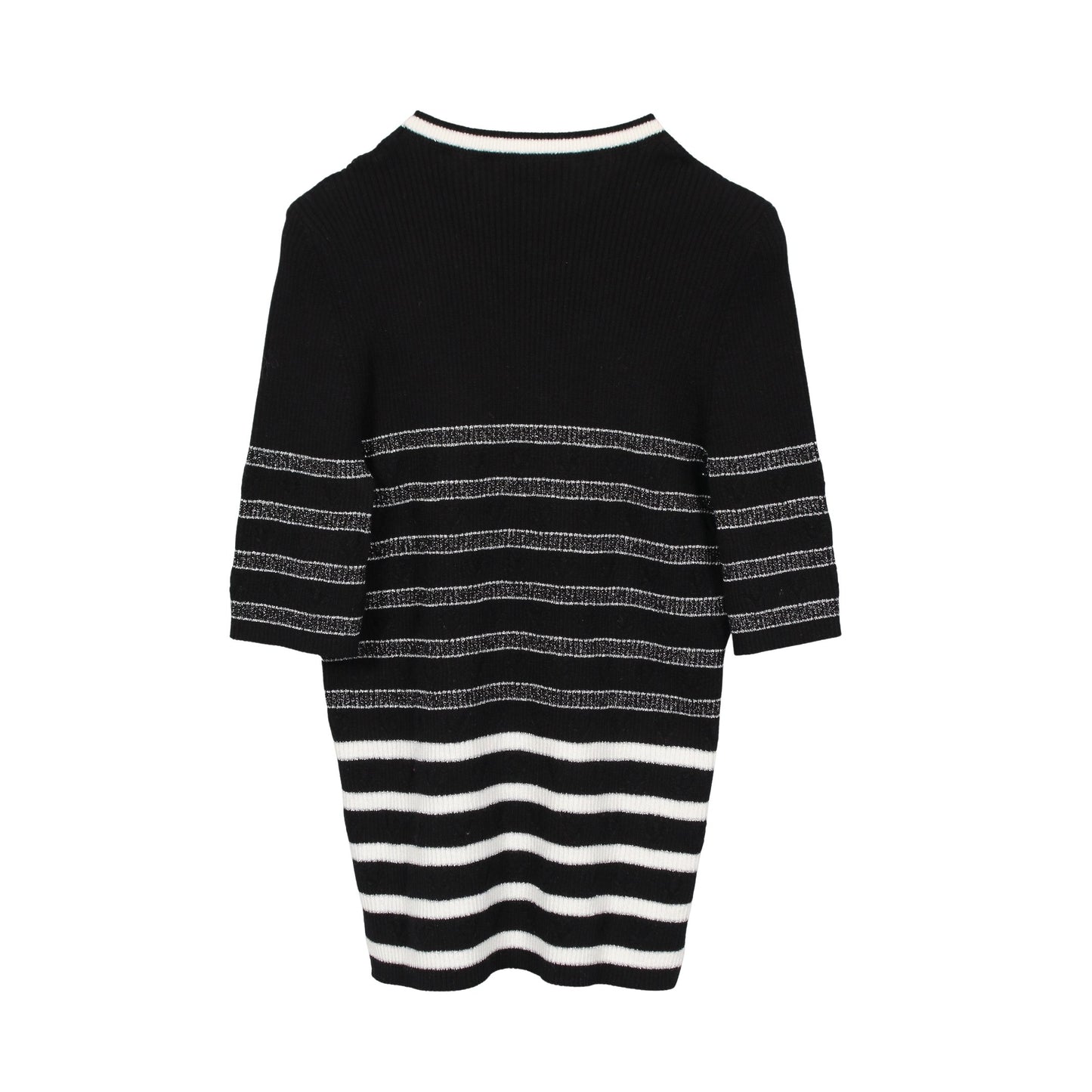 ココマーク ショートスリーブ ニット カシミヤ コットン ブラック シャネル トップス CHANEL