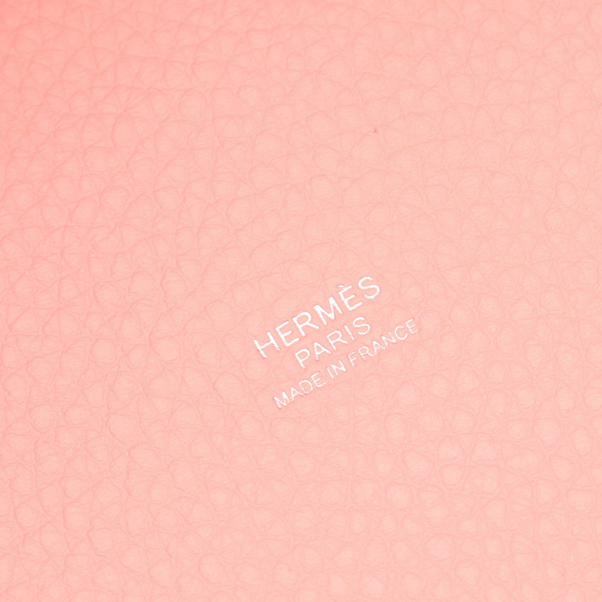 ピコタンロックPM ローズサクラ ハンドバッグ トリヨンクレマンス ライトピンク シルバー金具 K刻印 エルメス バッグ HERMES