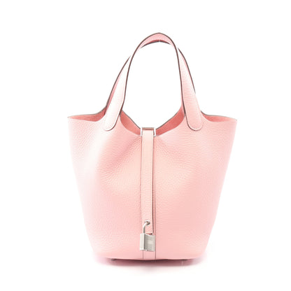 ピコタンロックPM ローズサクラ ハンドバッグ トリヨンクレマンス ライトピンク シルバー金具 K刻印 エルメス バッグ HERMES