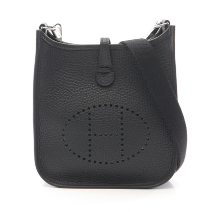 エヴリンTPM アマゾン ショルダーバッグ トリヨンクレマンス ブラック シルバー金具 K刻印 エルメス バッグ HERMES