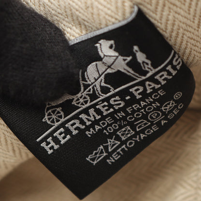ブリッドアブラックPM ブルーマリン ハンドバッグ キャンバス ブルー グリーン シルバー金具 エルメス バッグ HERMES