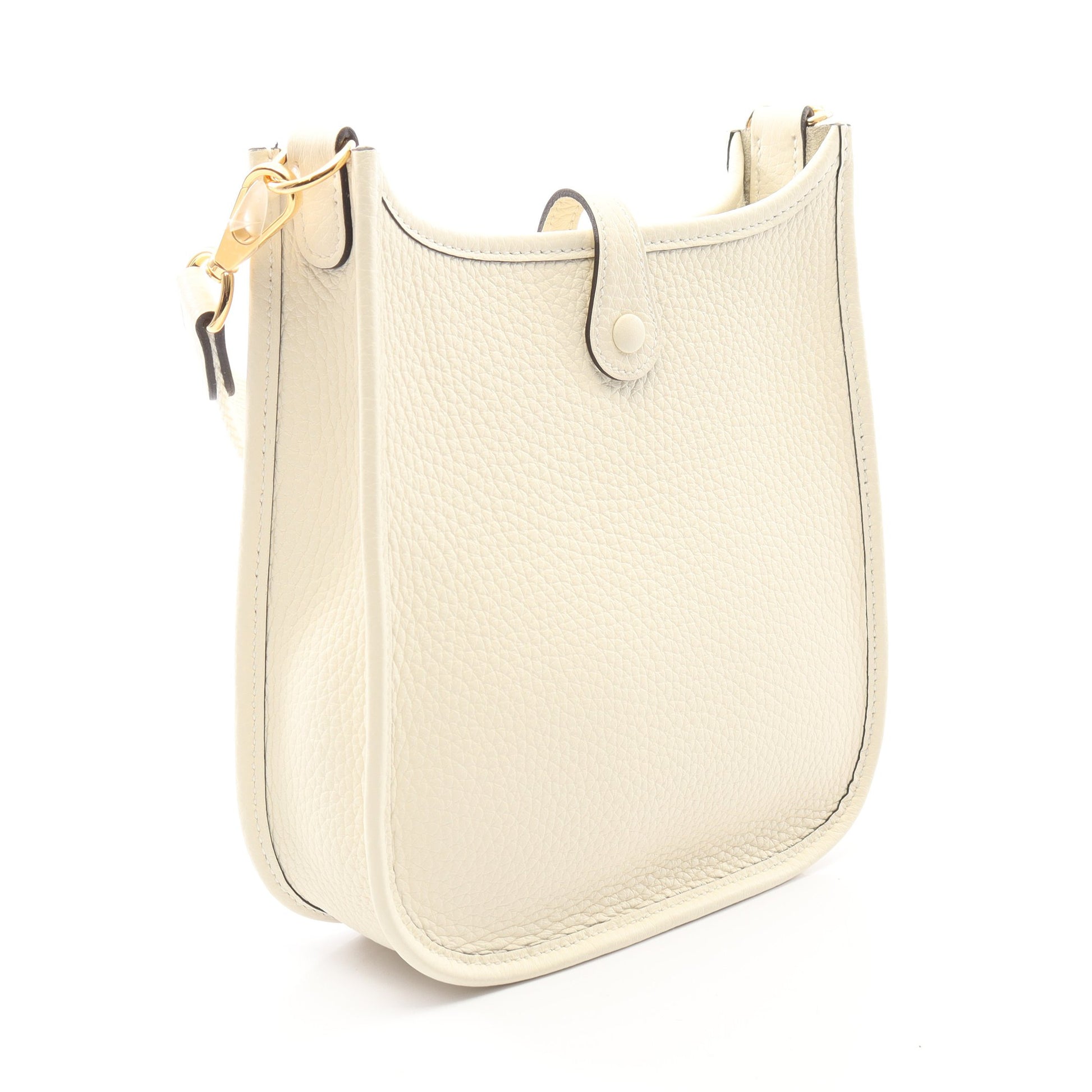 エヴリンTPM アマゾン ナタ ショルダーバッグ トリヨンクレマンス アイボリー ゴールド金具 K刻印 エルメス バッグ HERMES
