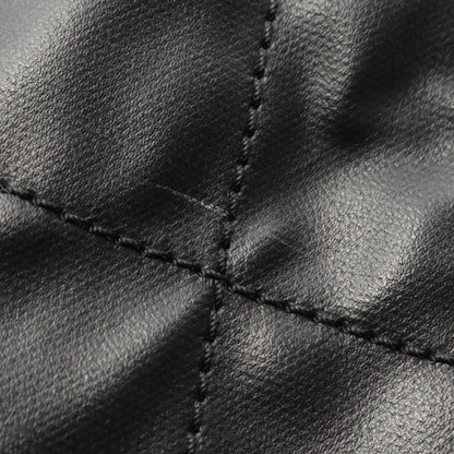パリビアリッツPM ハンドバッグ トートバッグ コーティングキャンバス レザー ブラック シルバー金具 シャネル バッグ CHANEL