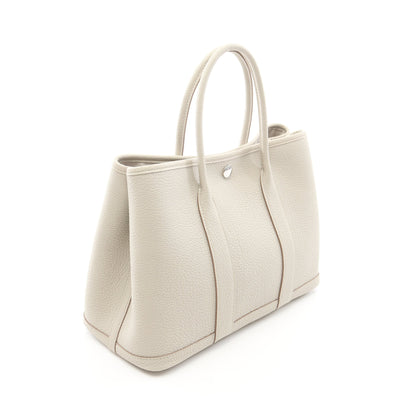 ガーデンパーティTPM ベトン ハンドバッグ トートバッグ ネゴンダ アイボリー シルバー金具 K刻印 エルメス バッグ HERMES