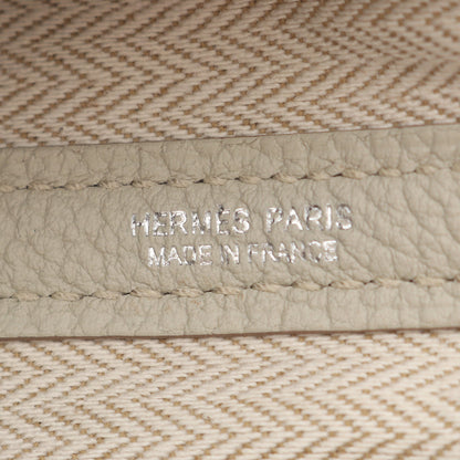 ガーデンパーティTPM ベトン ハンドバッグ トートバッグ ネゴンダ アイボリー シルバー金具 K刻印 エルメス バッグ HERMES