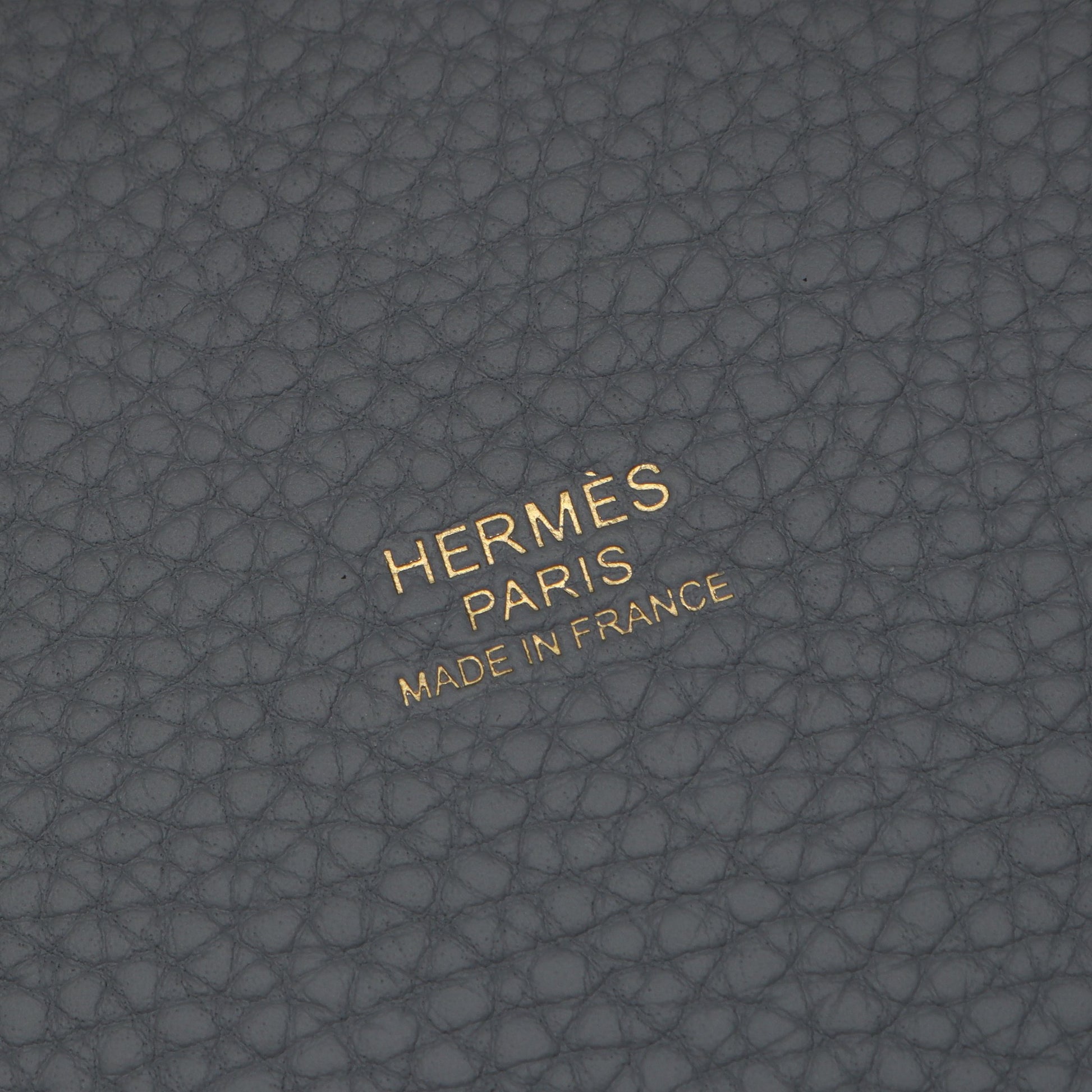ピコタンロックPM グリパンタン ハンドバッグ トリヨンクレマンス グレー ゴールド金具 K刻印 エルメス バッグ HERMES