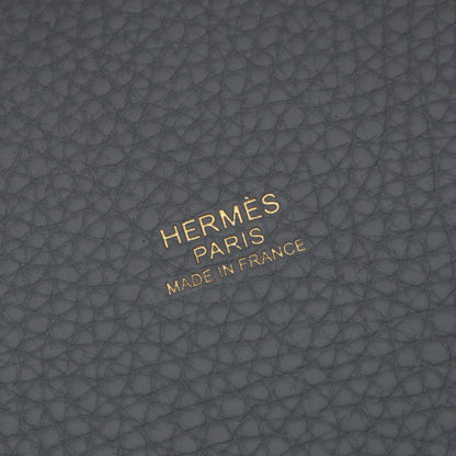 ピコタンロックPM グリパンタン ハンドバッグ トリヨンクレマンス グレー ゴールド金具 K刻印 エルメス バッグ HERMES