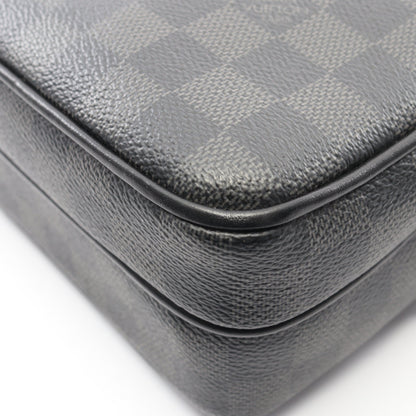トロカデロ メッセンジャー PM ダミエグラフィット ショルダーバッグ PVC レザー ブラック ルイヴィトン バッグ LOUIS VUITTON