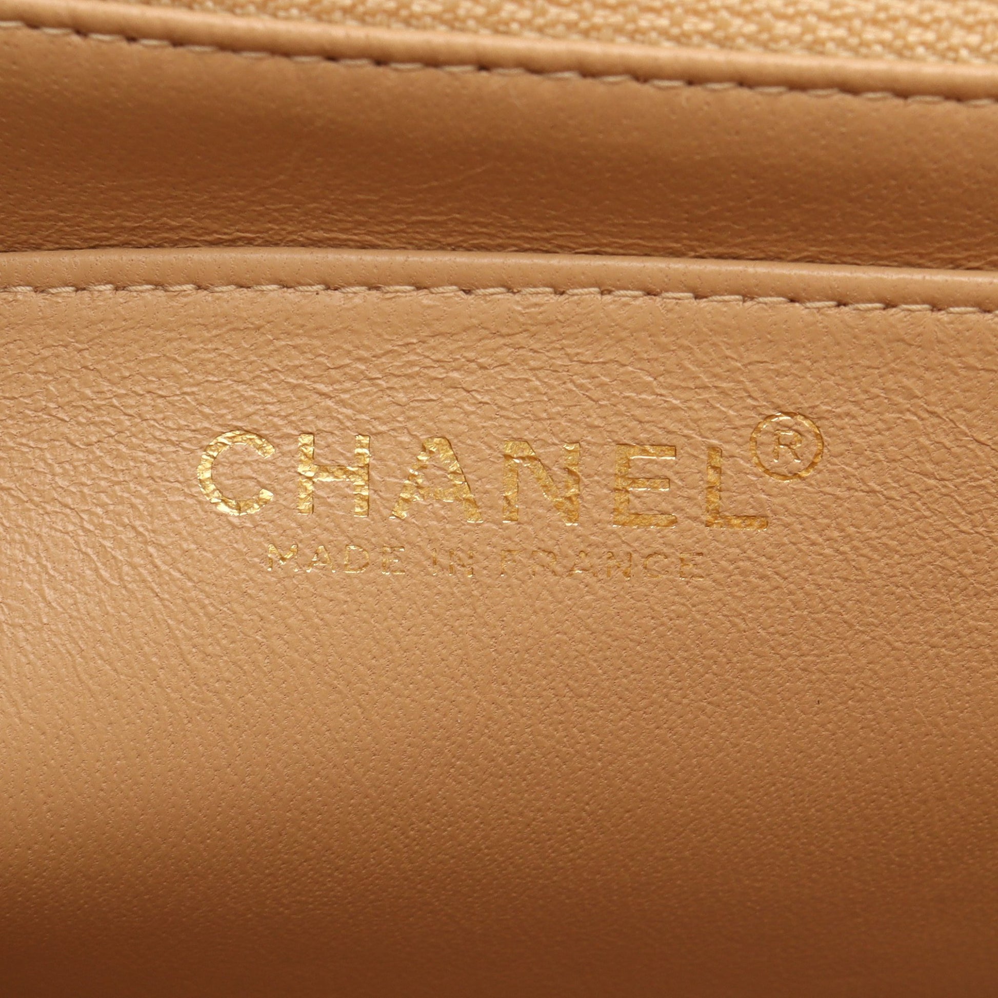 マトラッセ バイカラー ワンショルダーバッグ ラムスキン ベージュ ブラック ゴールド金具 シャネル バッグ CHANEL