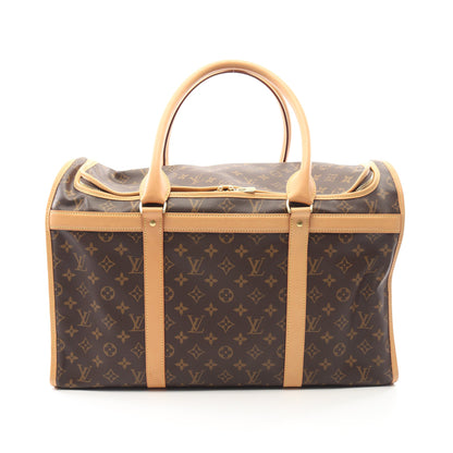 サック シヤン50 モノグラム ペットキャリー ボストンバッグ PVC レザー ブラウン ルイヴィトン バッグ LOUIS VUITTON