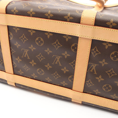 サック シヤン50 モノグラム ペットキャリー ボストンバッグ PVC レザー ブラウン ルイヴィトン バッグ LOUIS VUITTON