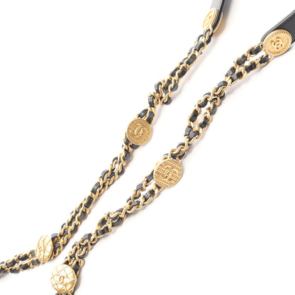 マトラッセ ミニ カメラバッグ チェーンショルダーバッグ キャビアスキン ブラック ゴールド金具 シャネル バッグ CHANEL