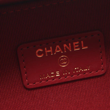 マトラッセ ミニ カメラバッグ チェーンショルダーバッグ キャビアスキン ブラック ゴールド金具 シャネル バッグ CHANEL