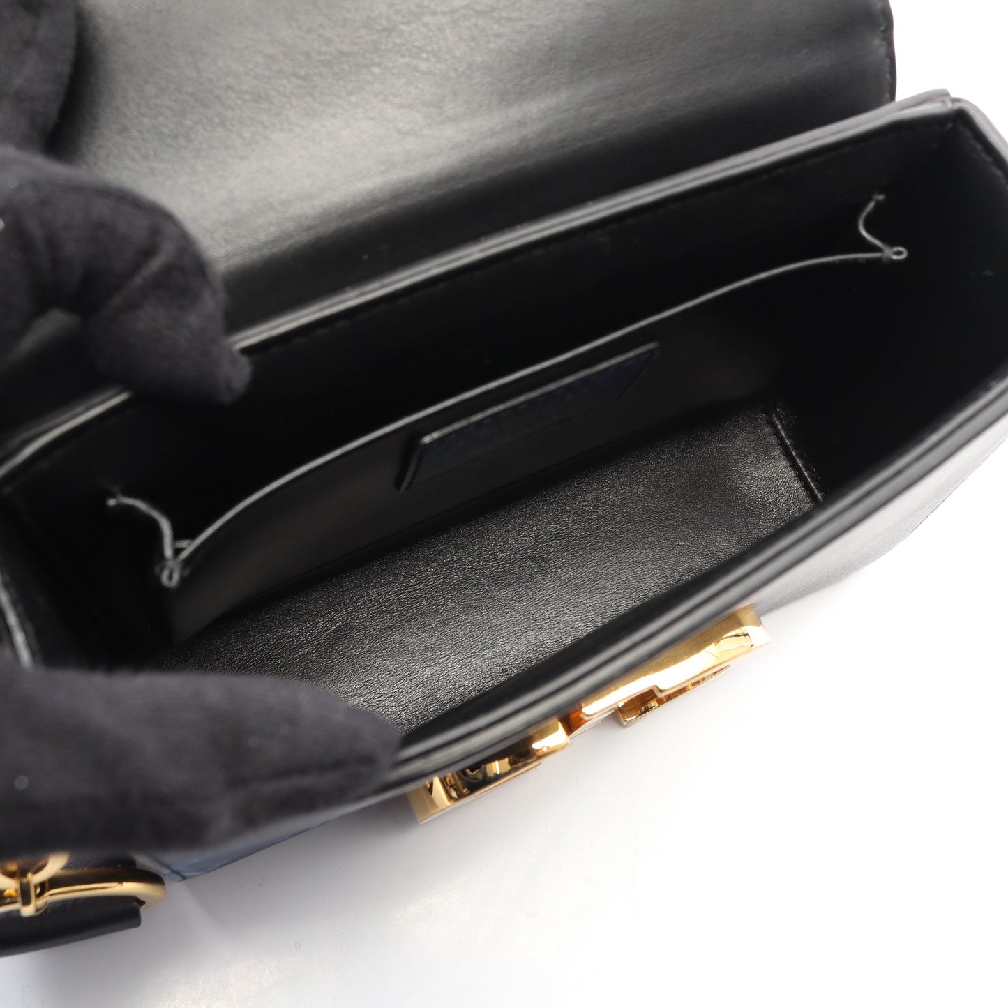 30 MONTAIGNE モンテーニュ ボックス ショルダーバッグ タイダイ レザー ネイビー クリスチャンディオール バッグ Christian Dior