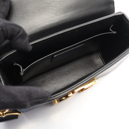 30 MONTAIGNE モンテーニュ ボックス ショルダーバッグ タイダイ レザー ネイビー クリスチャンディオール バッグ Christian Dior