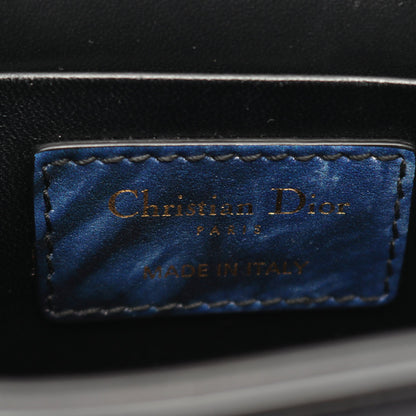 30 MONTAIGNE モンテーニュ ボックス ショルダーバッグ タイダイ レザー ネイビー クリスチャンディオール バッグ Christian Dior