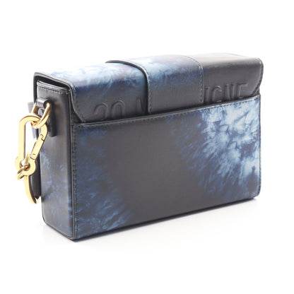 30 MONTAIGNE モンテーニュ ボックス ショルダーバッグ タイダイ レザー ネイビー クリスチャンディオール バッグ Christian Dior