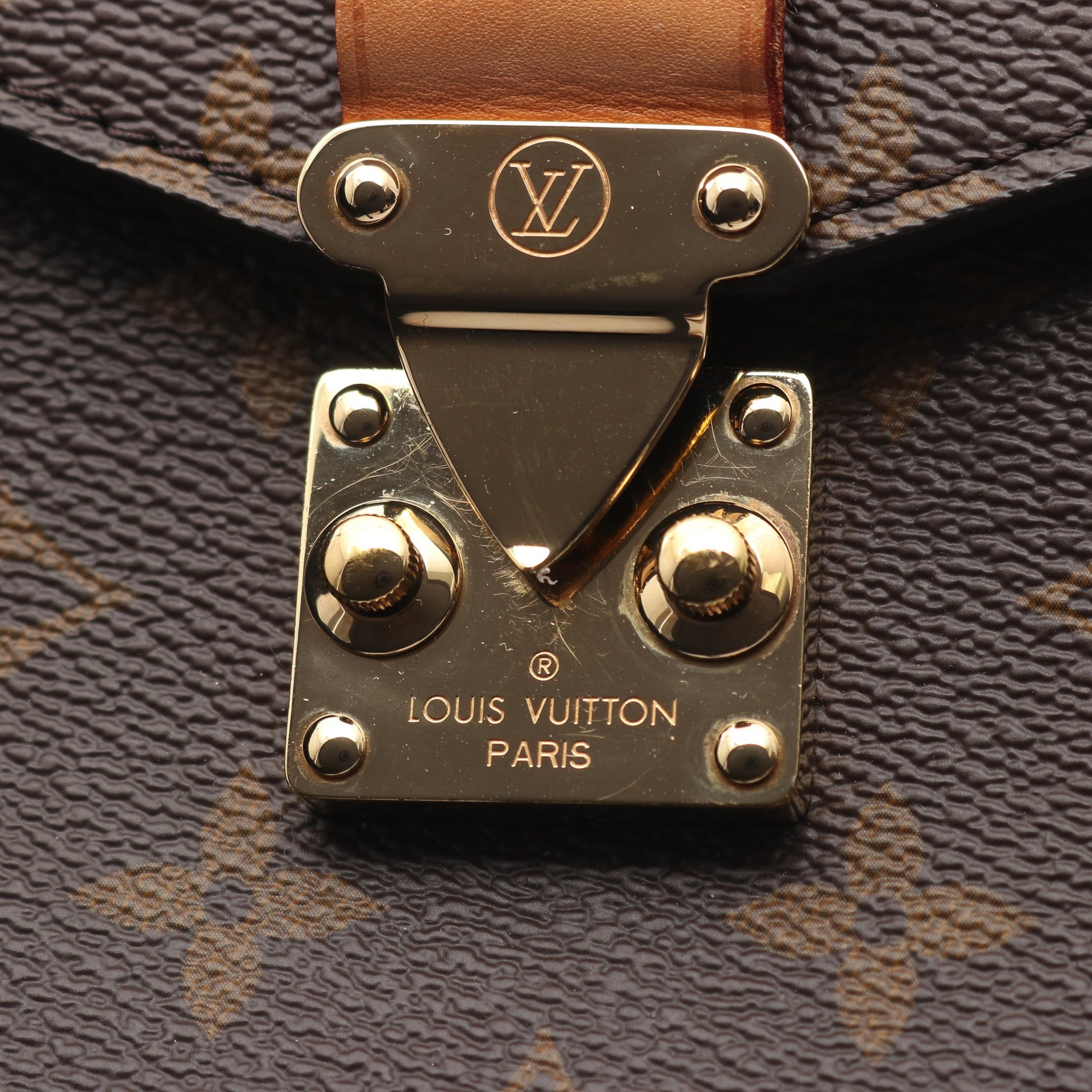 ポシェット メティス MM モノグラム ハンドバッグ PVC レザー ブラウン 2WAY ルイヴィトン バッグ LOUIS VUITTON
