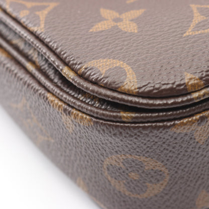 ポシェット メティス MM モノグラム ハンドバッグ PVC レザー ブラウン 2WAY ルイヴィトン バッグ LOUIS VUITTON