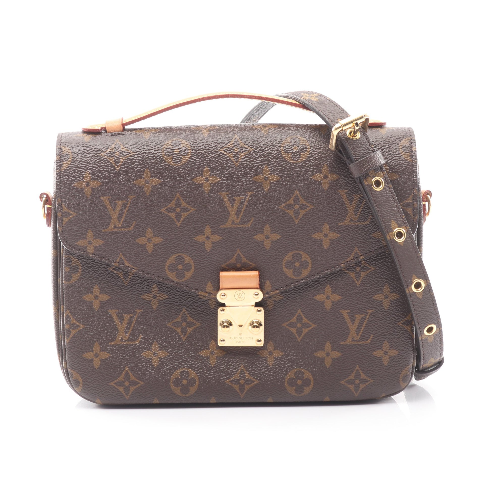 ポシェット メティス MM モノグラム ハンドバッグ PVC レザー ブラウン 2WAY ルイヴィトン バッグ LOUIS VUITTON
