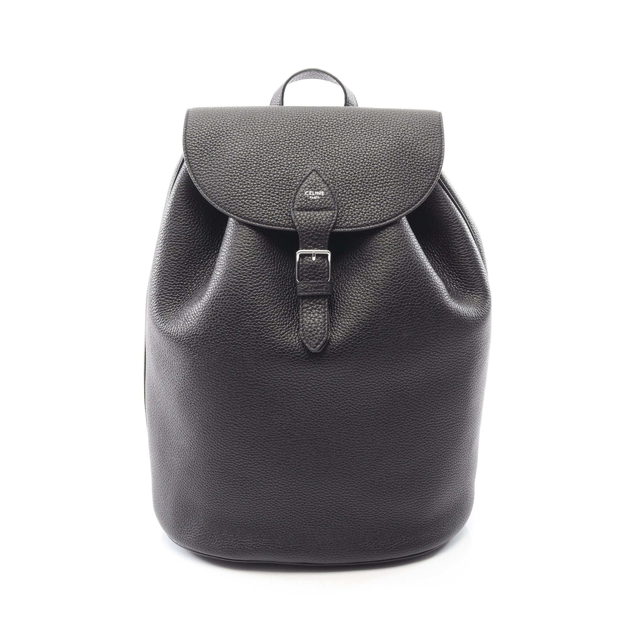 CELINE セリーヌ リュックサック バックパック フォルコ ラージ フォルコ ラージ バックパック リュックサック レザー ブラック