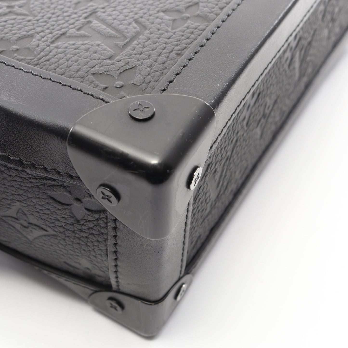ソフトトランク モノグラムトリヨン ノワール ショルダーバッグ レザー ブラック ルイヴィトン バッグ LOUIS VUITTON