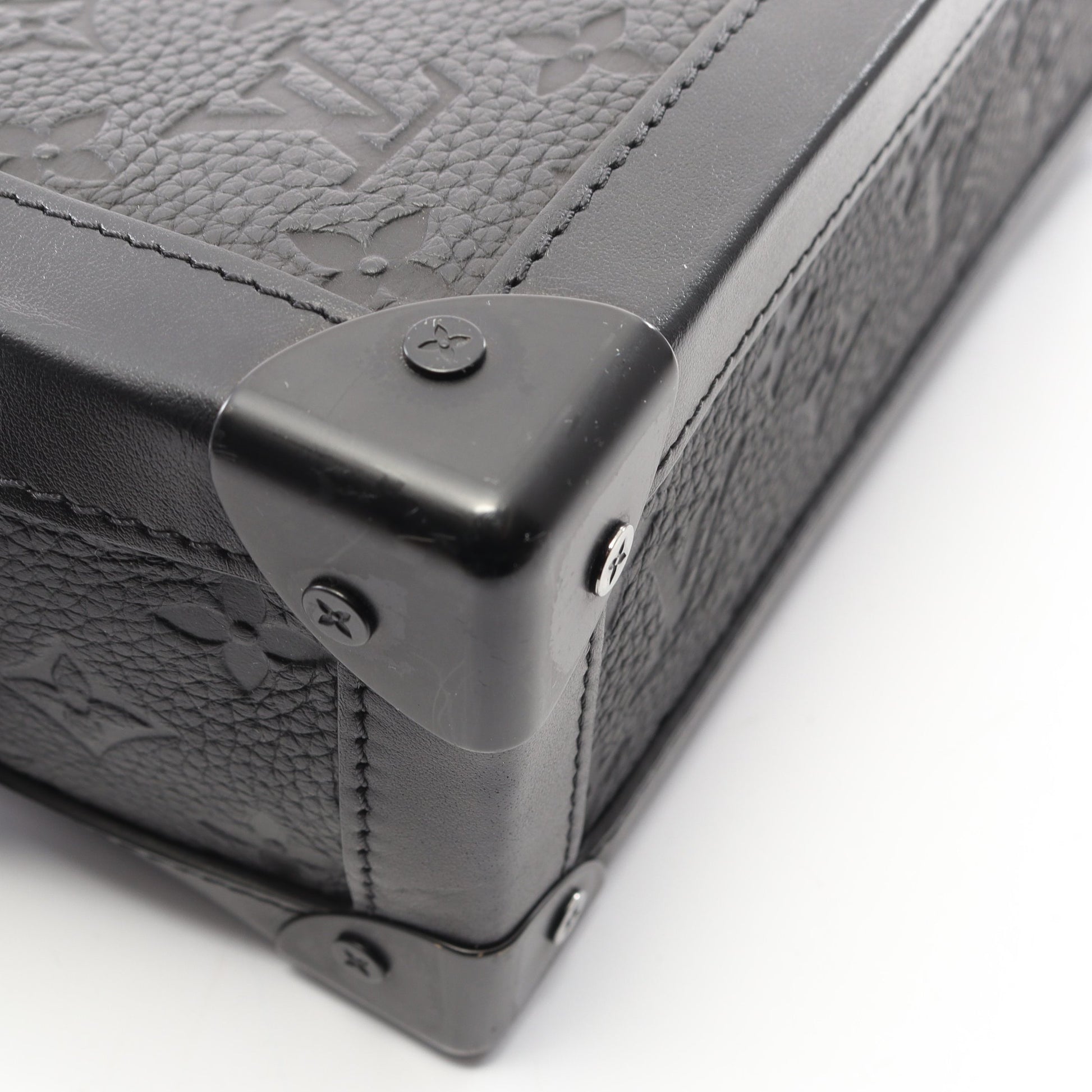ソフトトランク モノグラムトリヨン ノワール ショルダーバッグ レザー ブラック ルイヴィトン バッグ LOUIS VUITTON