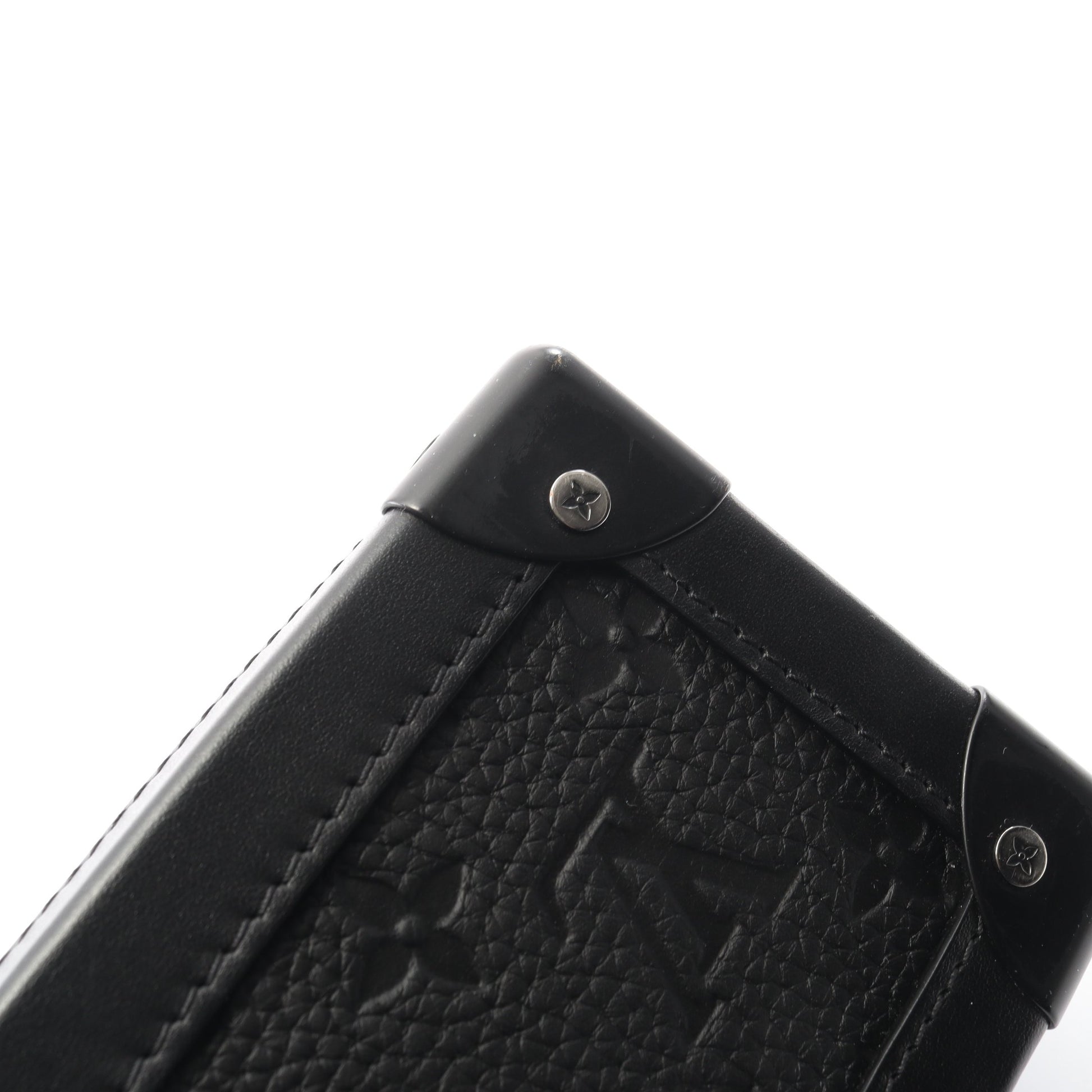 ソフトトランク モノグラムトリヨン ノワール ショルダーバッグ レザー ブラック ルイヴィトン バッグ LOUIS VUITTON