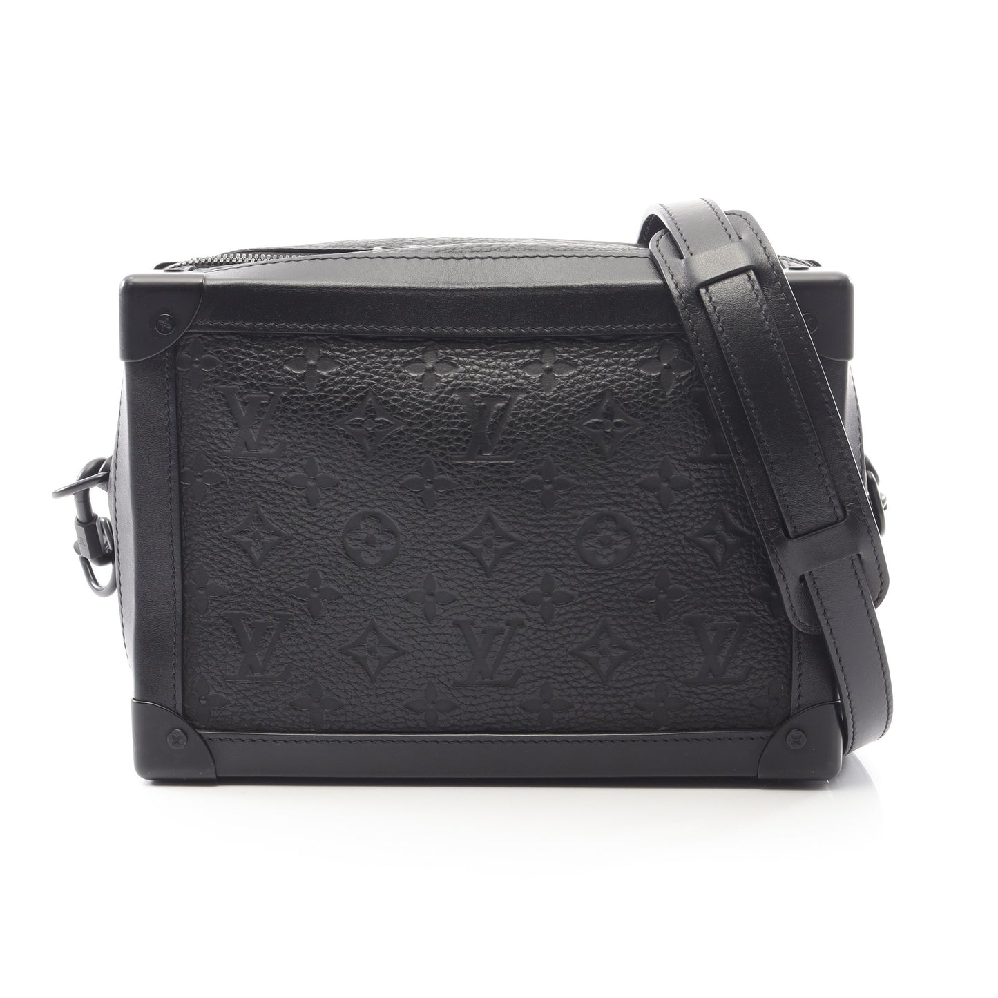 ソフトトランク モノグラムトリヨン ノワール ショルダーバッグ レザー ブラック ルイヴィトン バッグ LOUIS VUITTON