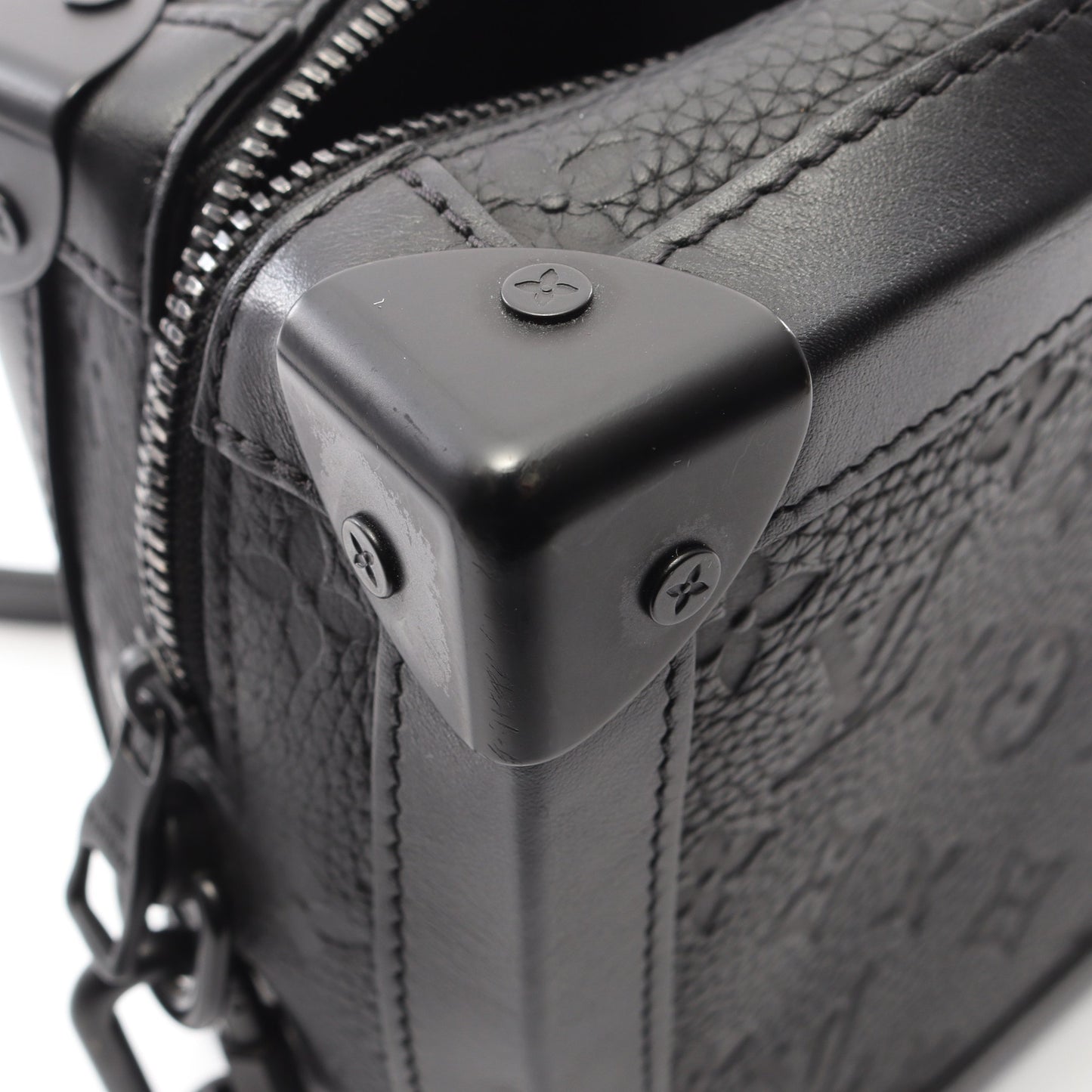 ソフトトランク モノグラムトリヨン ノワール ショルダーバッグ レザー ブラック ルイヴィトン バッグ LOUIS VUITTON