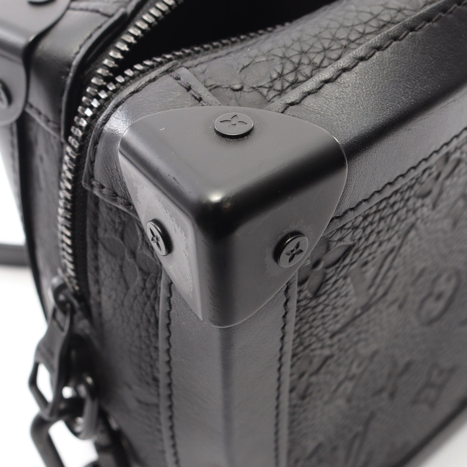 ソフトトランク モノグラムトリヨン ノワール ショルダーバッグ レザー ブラック ルイヴィトン バッグ LOUIS VUITTON