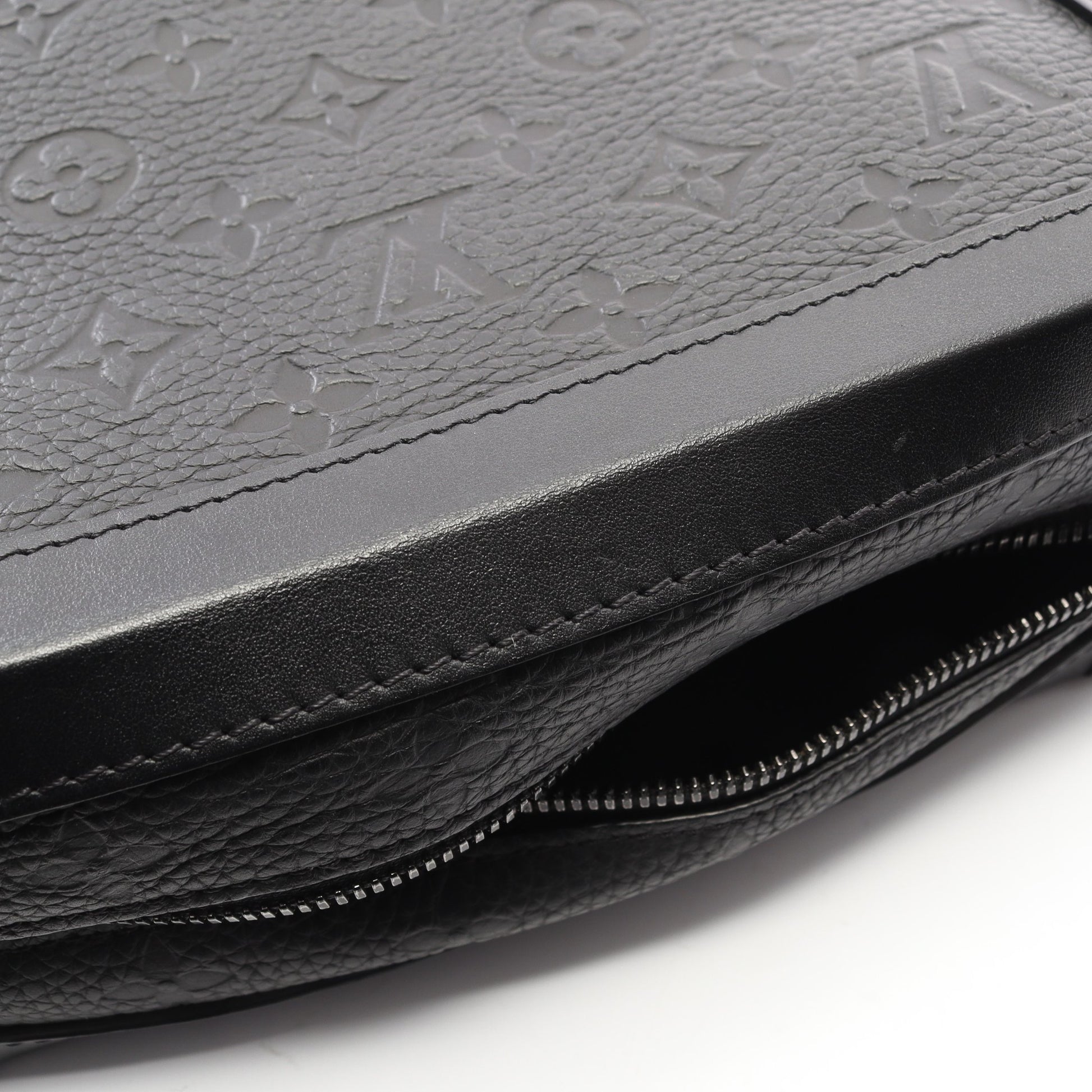 ソフトトランク モノグラムトリヨン ノワール ショルダーバッグ レザー ブラック ルイヴィトン バッグ LOUIS VUITTON