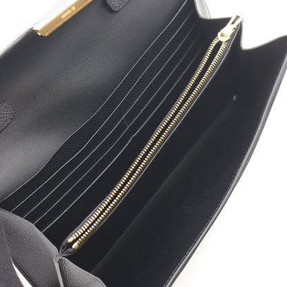 コンスタンス ロング トゥーゴー ショルダーウォレット ヴォーエプソン ブラック ゴールド金具 U刻印 エルメス バッグ HERMES