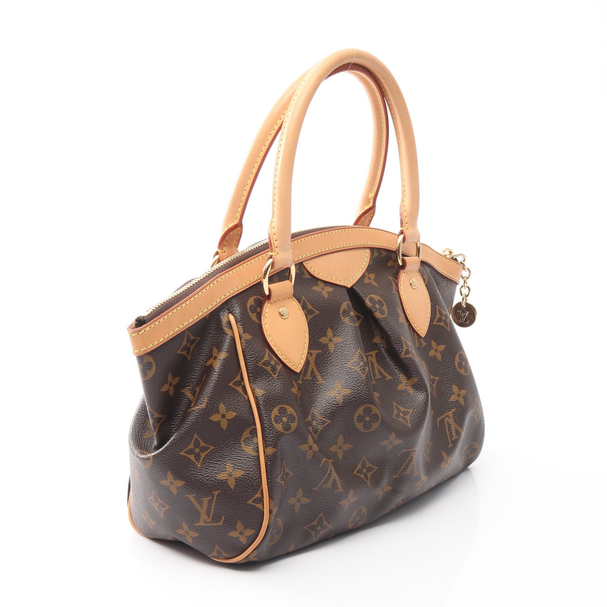 ティヴォリPM モノグラム ハンドバッグ PVC レザー ブラウン ルイヴィトン バッグ LOUIS VUITTON