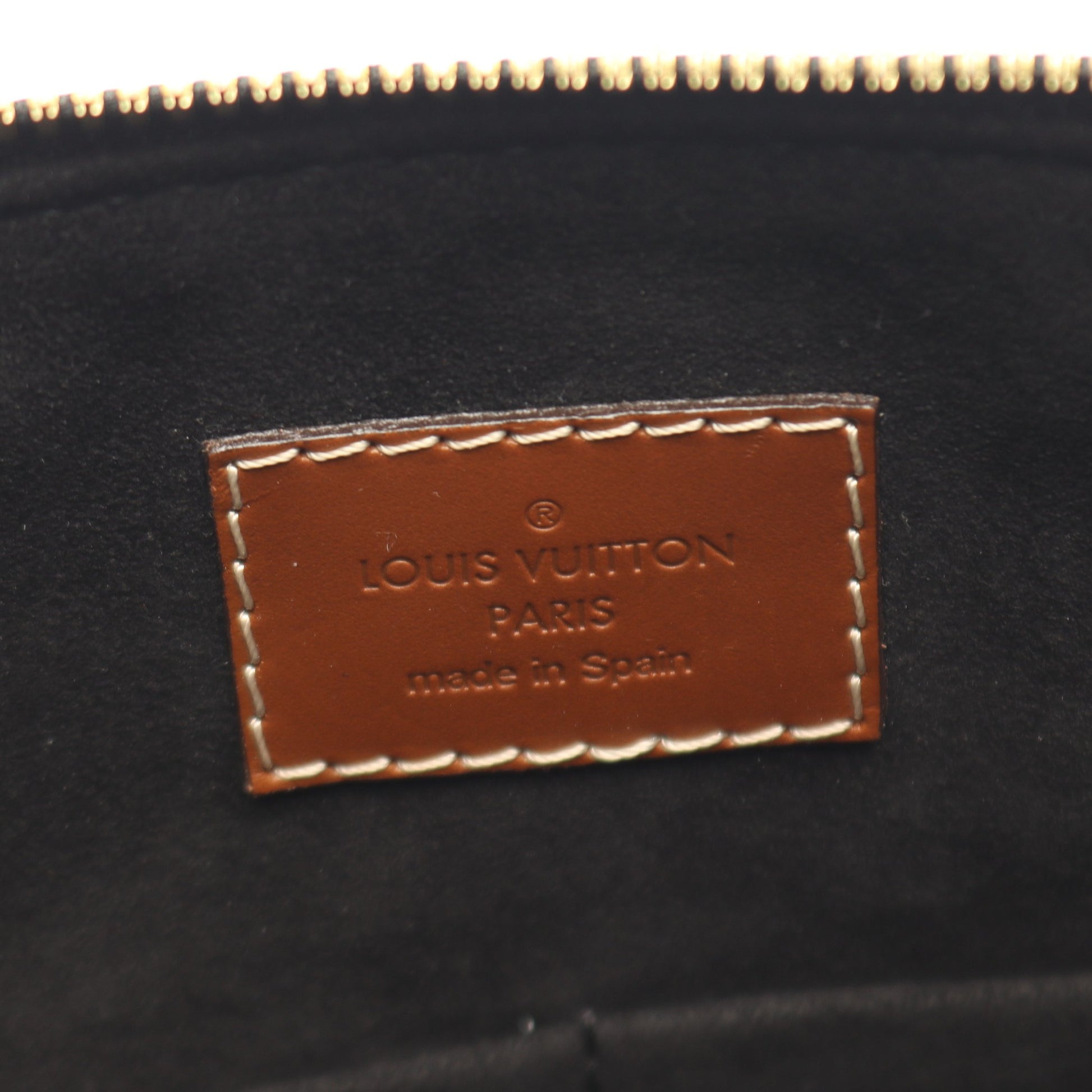 パラス モノグラム ノワール ハンドバッグ PVC レザー ブラウン ブラック 2WAY ルイヴィトン バッグ LOUIS VUITTON