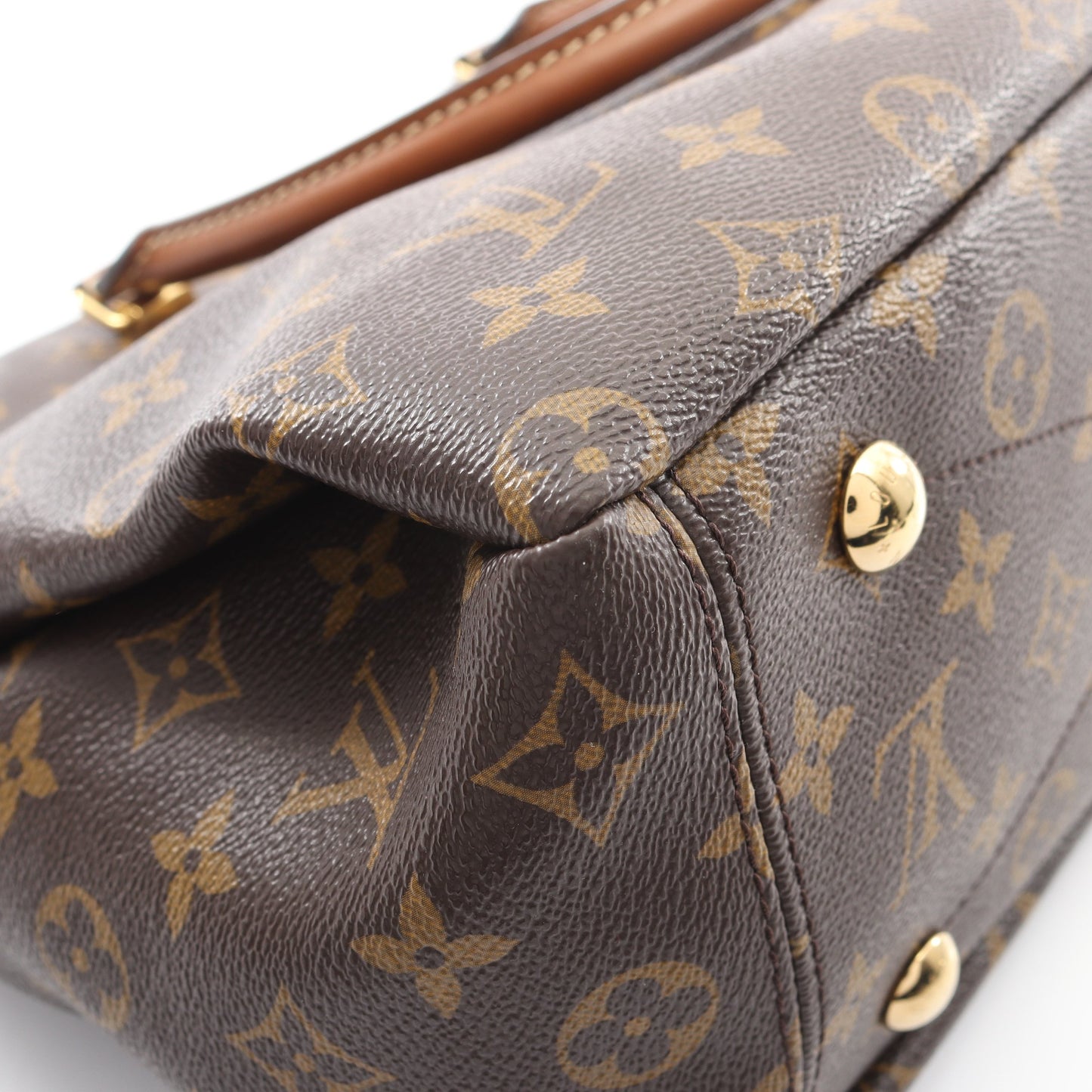 パラス モノグラム ノワール ハンドバッグ PVC レザー ブラウン ブラック 2WAY ルイヴィトン バッグ LOUIS VUITTON