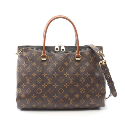 パラス モノグラム ノワール ハンドバッグ PVC レザー ブラウン ブラック 2WAY ルイヴィトン バッグ LOUIS VUITTON