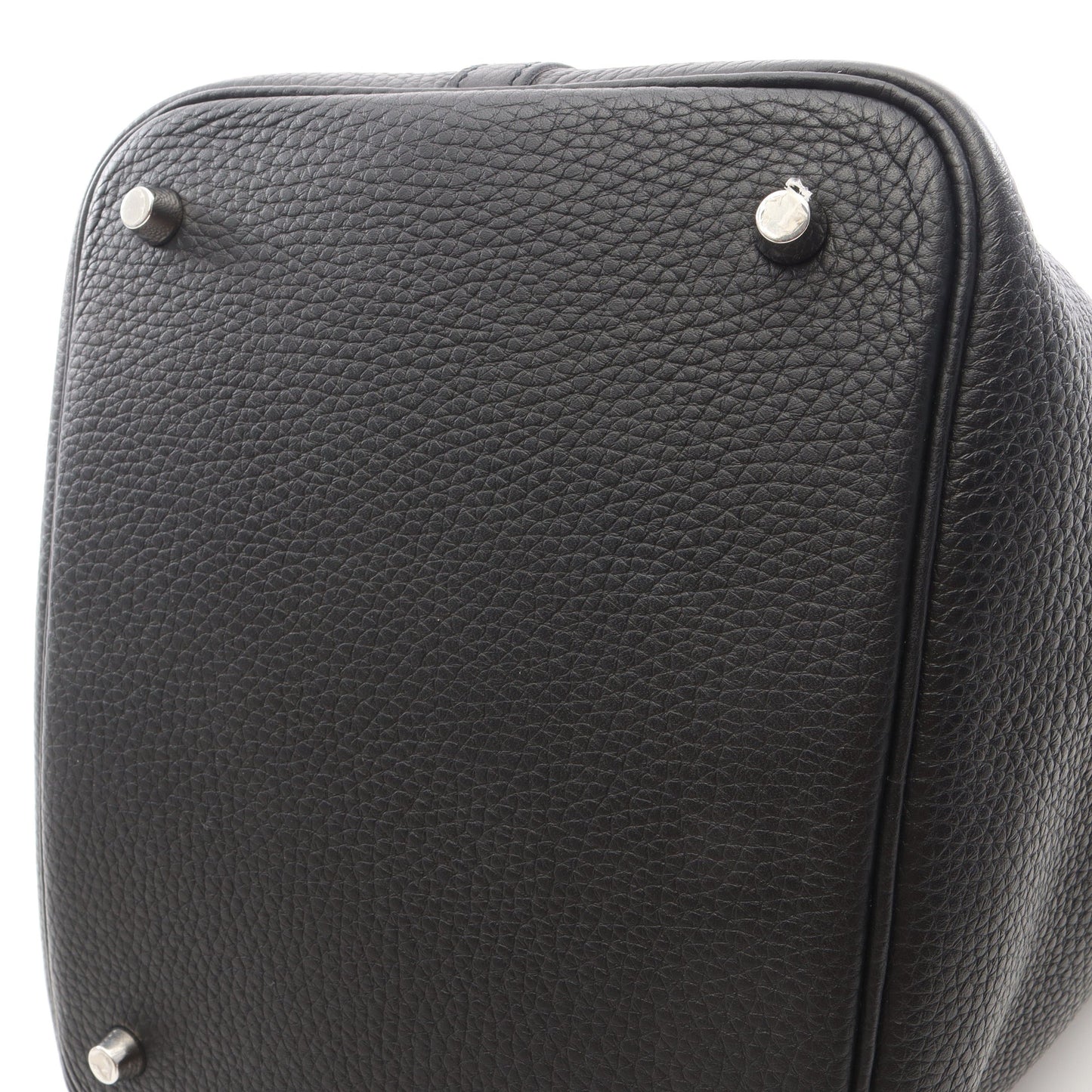 ピコタンロックMM ハンドバッグ トリヨンクレマンス ブラック シルバー金具 Z刻印 エルメス バッグ HERMES